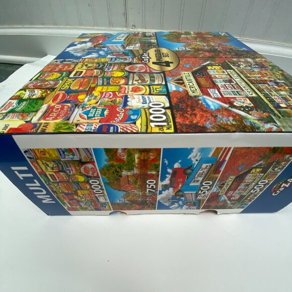 4 Scenic Puzzles Cra z art Autumn, Retro Cans, Route 66, General Store - Picture 6 of 7